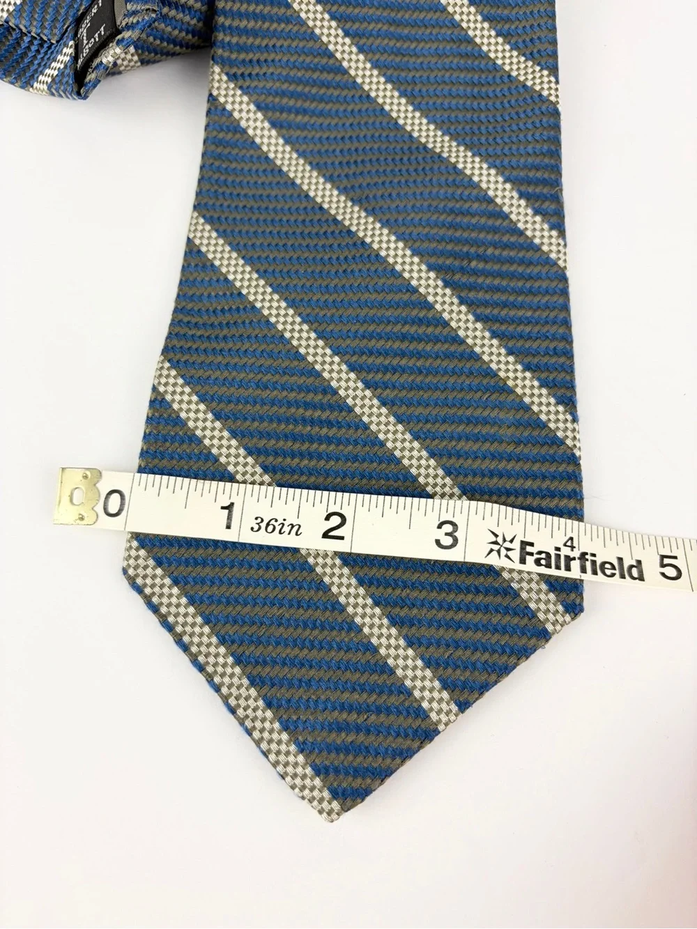 Robert Talbott Blue Striped Handsewn Silk Best Of Class Blue Mens Necktie